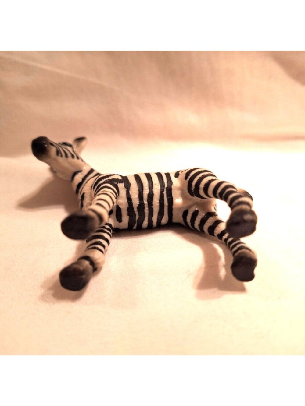 Schleich 3" Zebra Foal 1998 Baby Figure Zoo Wildlife Vintage 90s - Picture 3 of 8